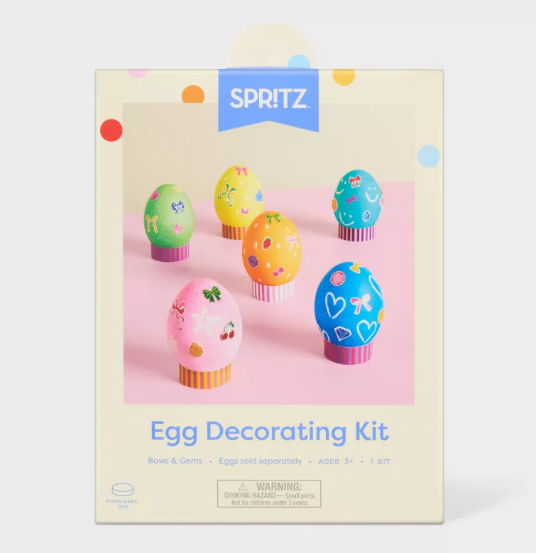 Kit para decorar huevos de pascua.