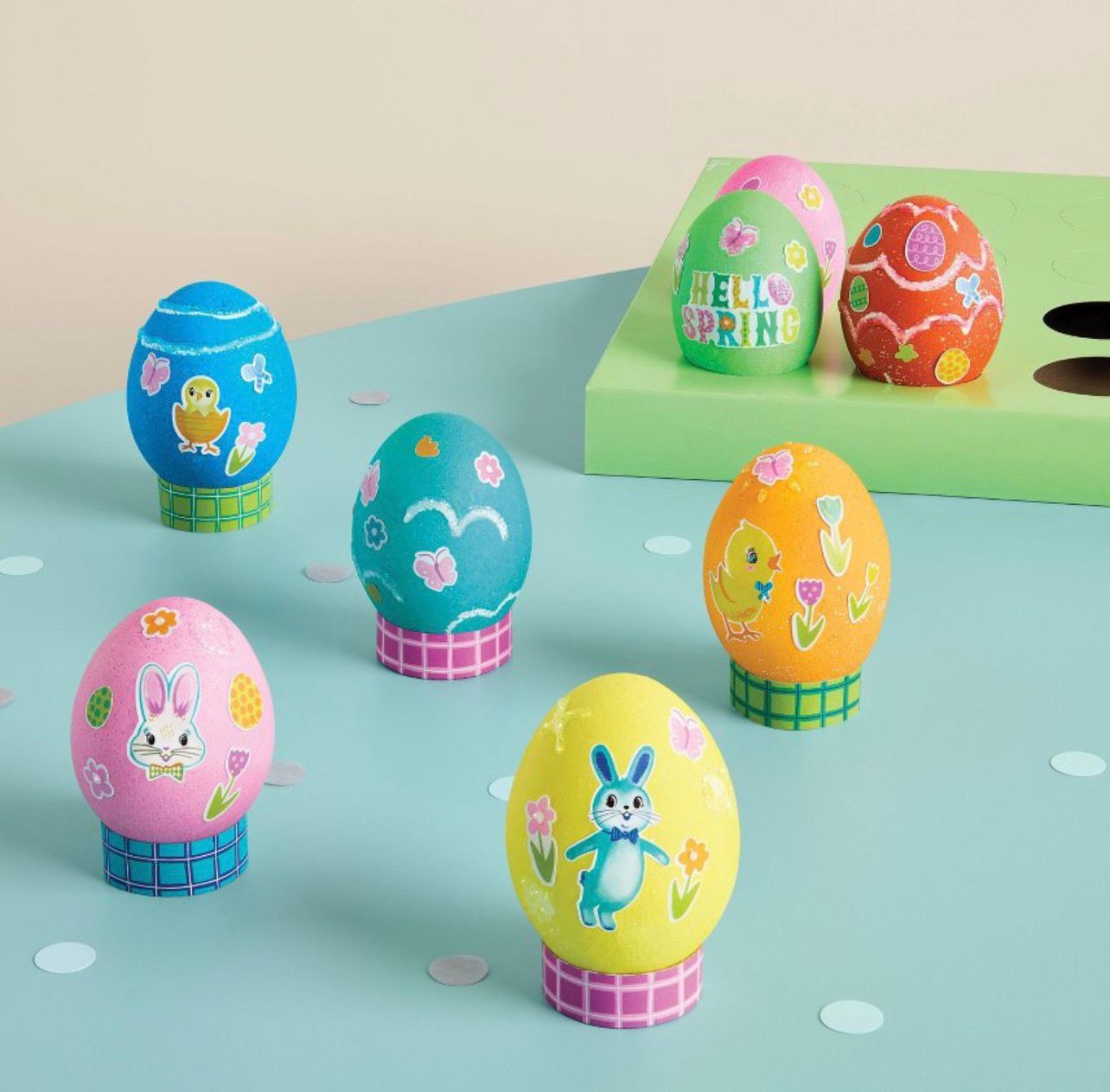 Kit Decorativo de Huevos Pascua “Spring Buddies” Spritz™
